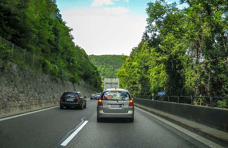 A8 utanför Drackenstein