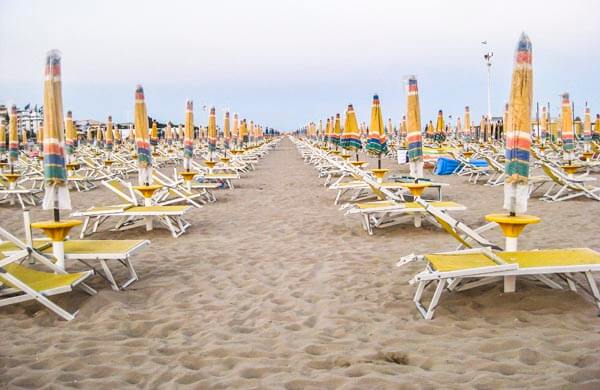 Stranden i Bibione