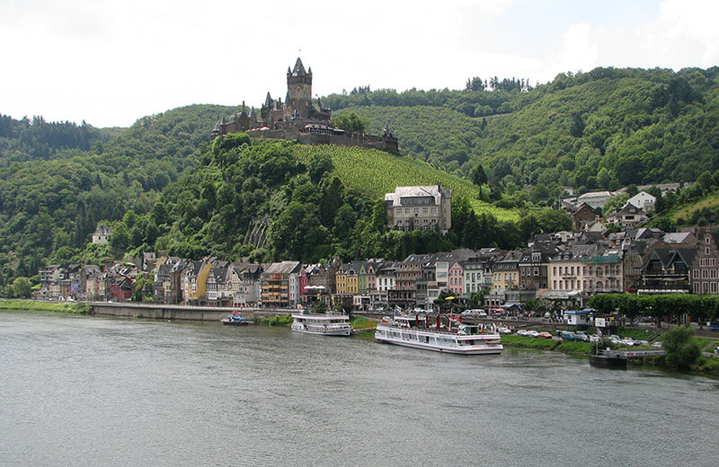 Cochem i Moseldalen