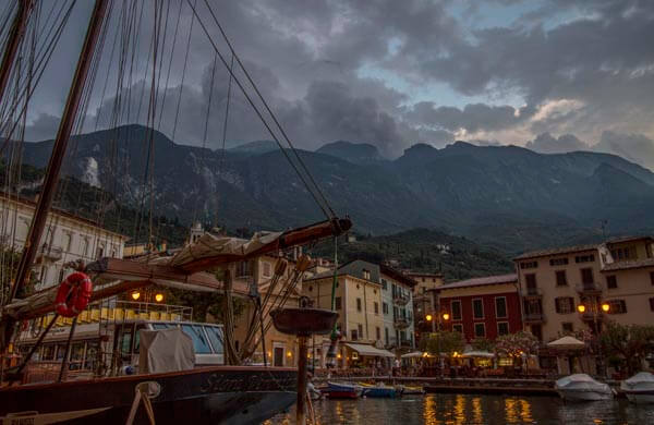 Oväder över Malcesine