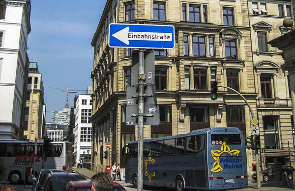 Gatubild från Hamburg