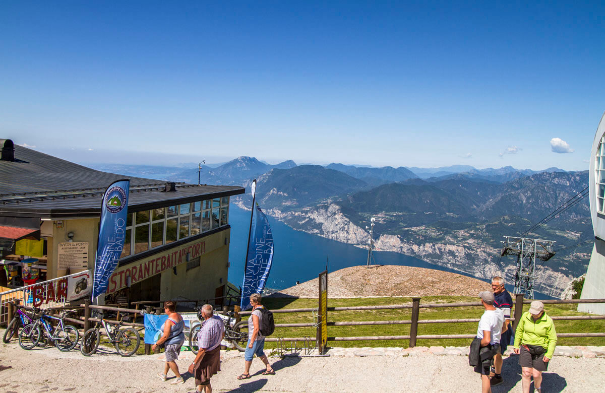 Restaurangen på Monte Baldo