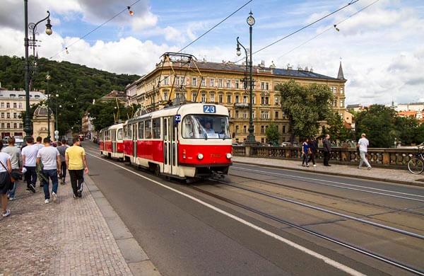Kollektivtrafik Prag