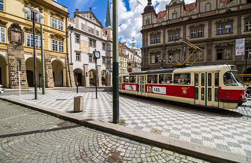 Spårvagn i Prag