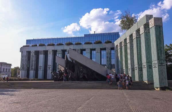 Upprors-monumentet Warszawa
