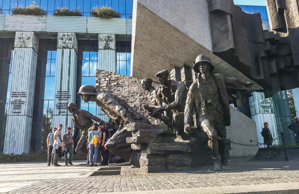 Upprors-monumentet Warszawa