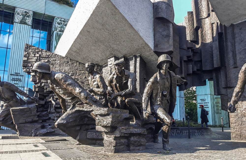 Upprors-monumentet Warszawa